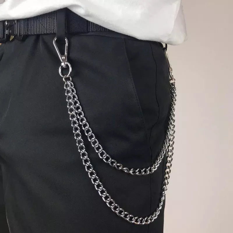 LAYERED JEAN CHAIN - SILVER