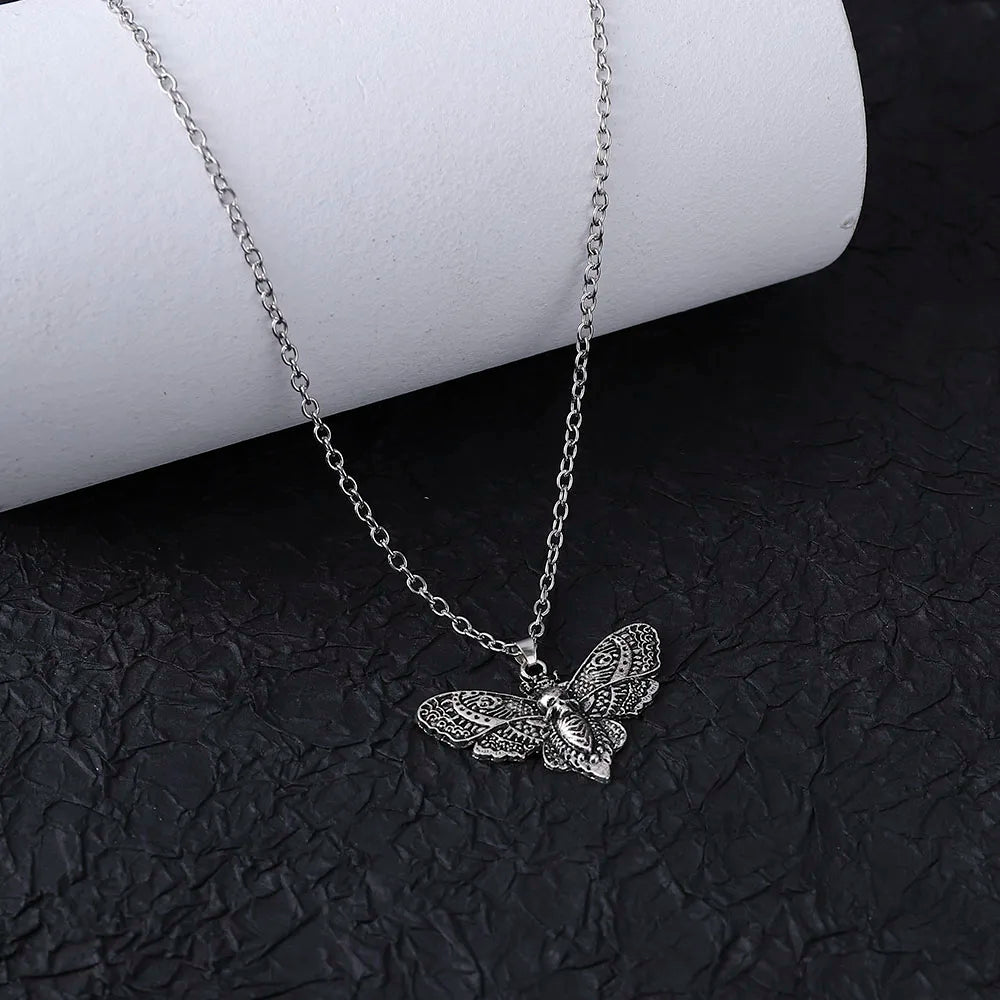 DEATH MOTH NECKLACE